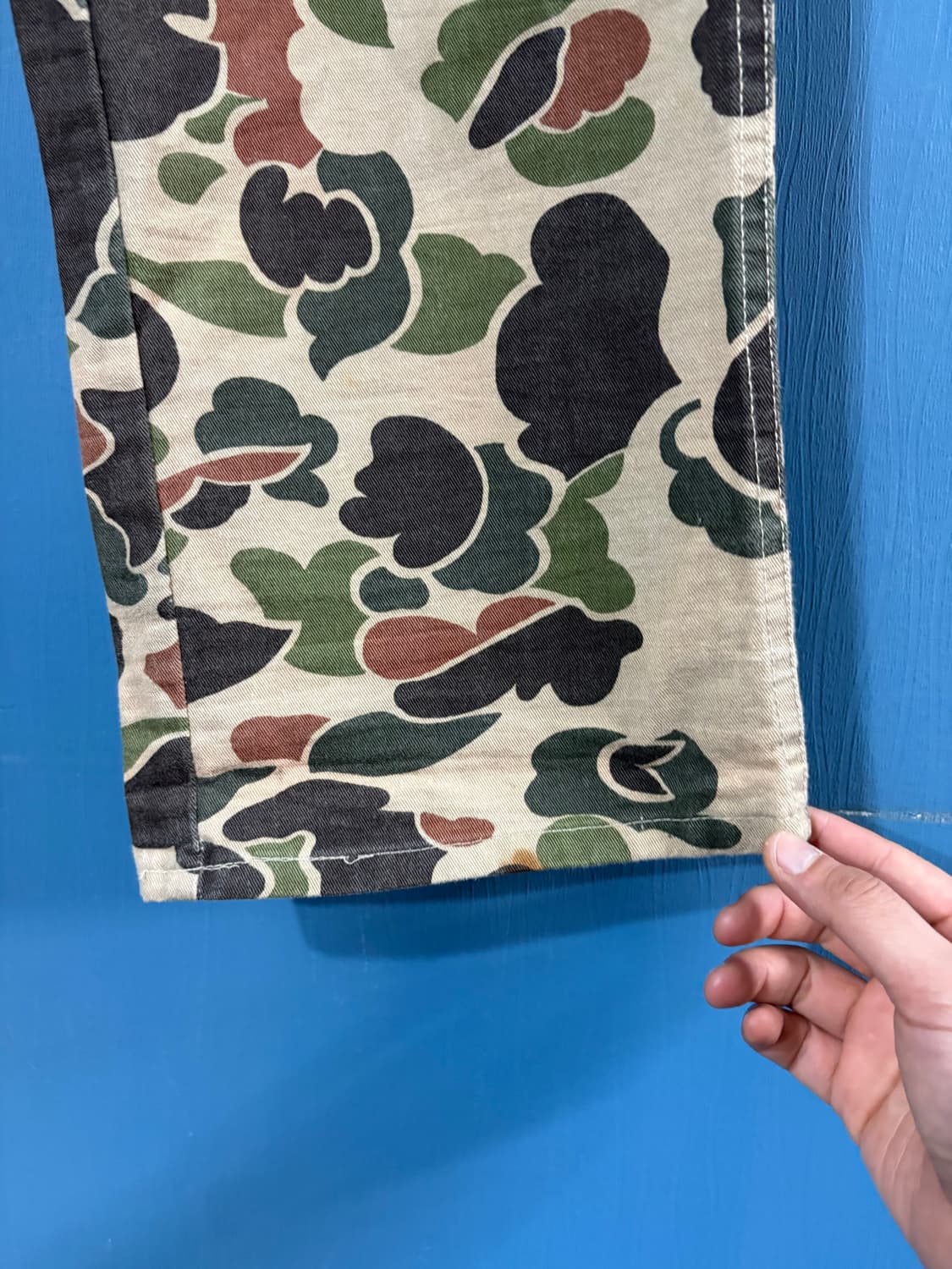 90's USA Gung ho duck camo fatigue pant. 상품이미지4