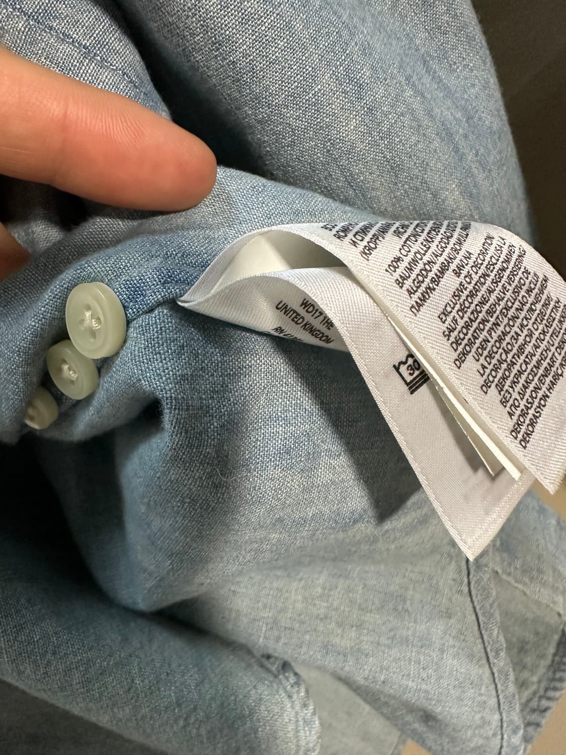 폴로 랄프로렌 데님 포니 셔츠 처분  상품이미지5