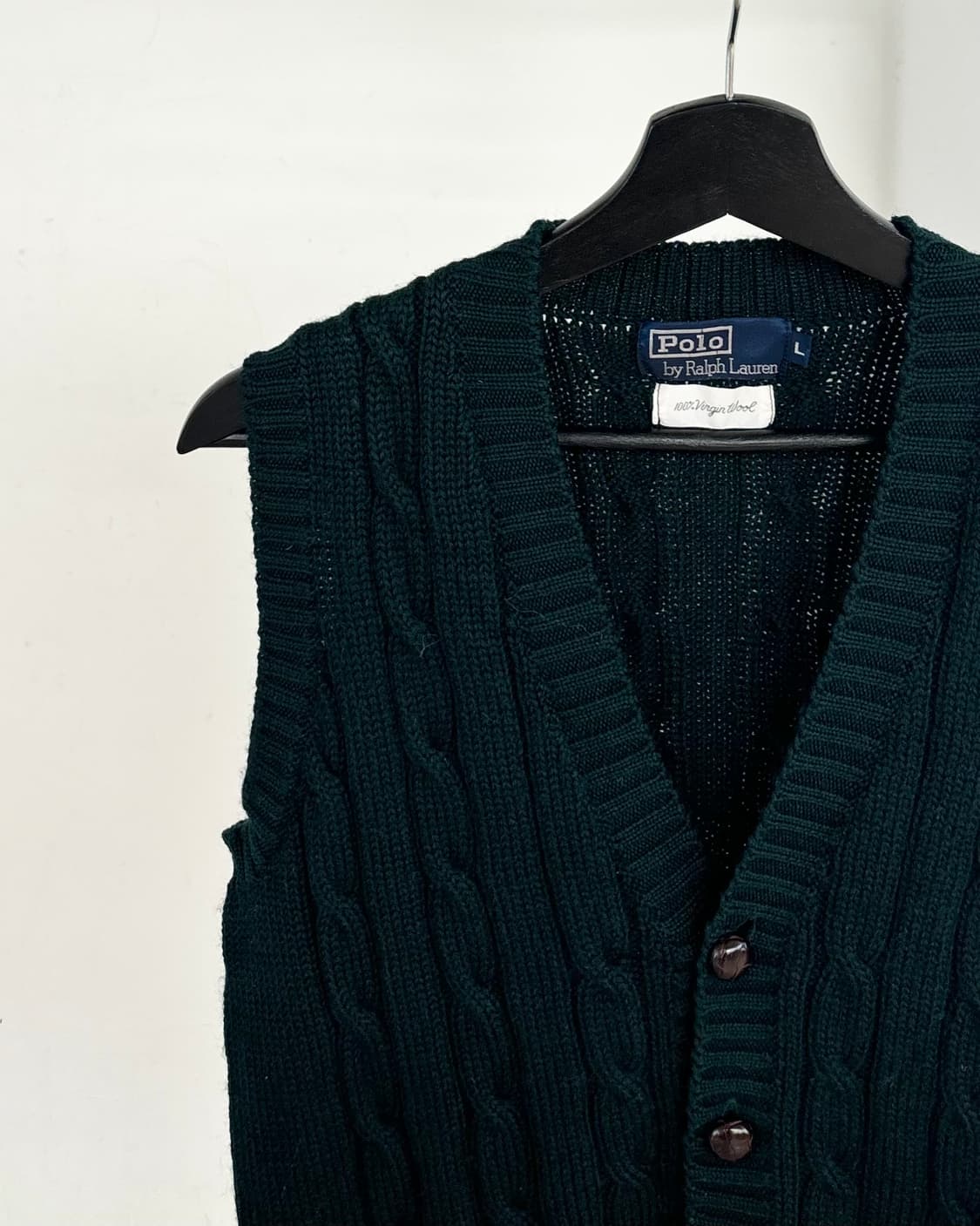 폴로 랄프로렌 그린 니트 베스트 상품이미지3