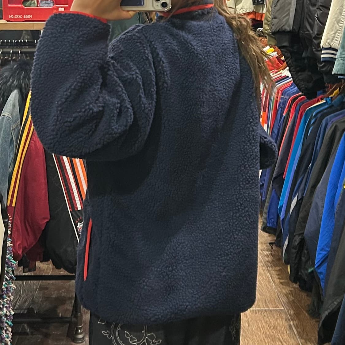 [HI] 벤데이비스 후리스 자켓 네이비 상품이미지5