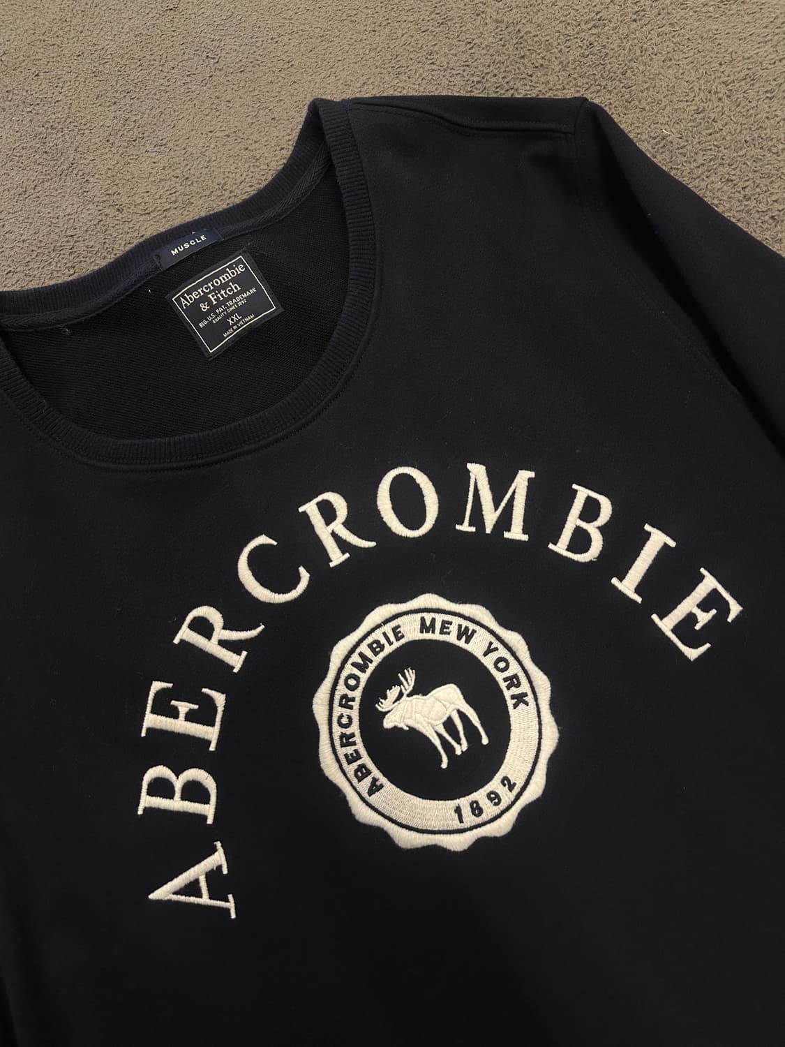 아베크롬비 빈티지 로고 슬리브 처분  상품이미지2