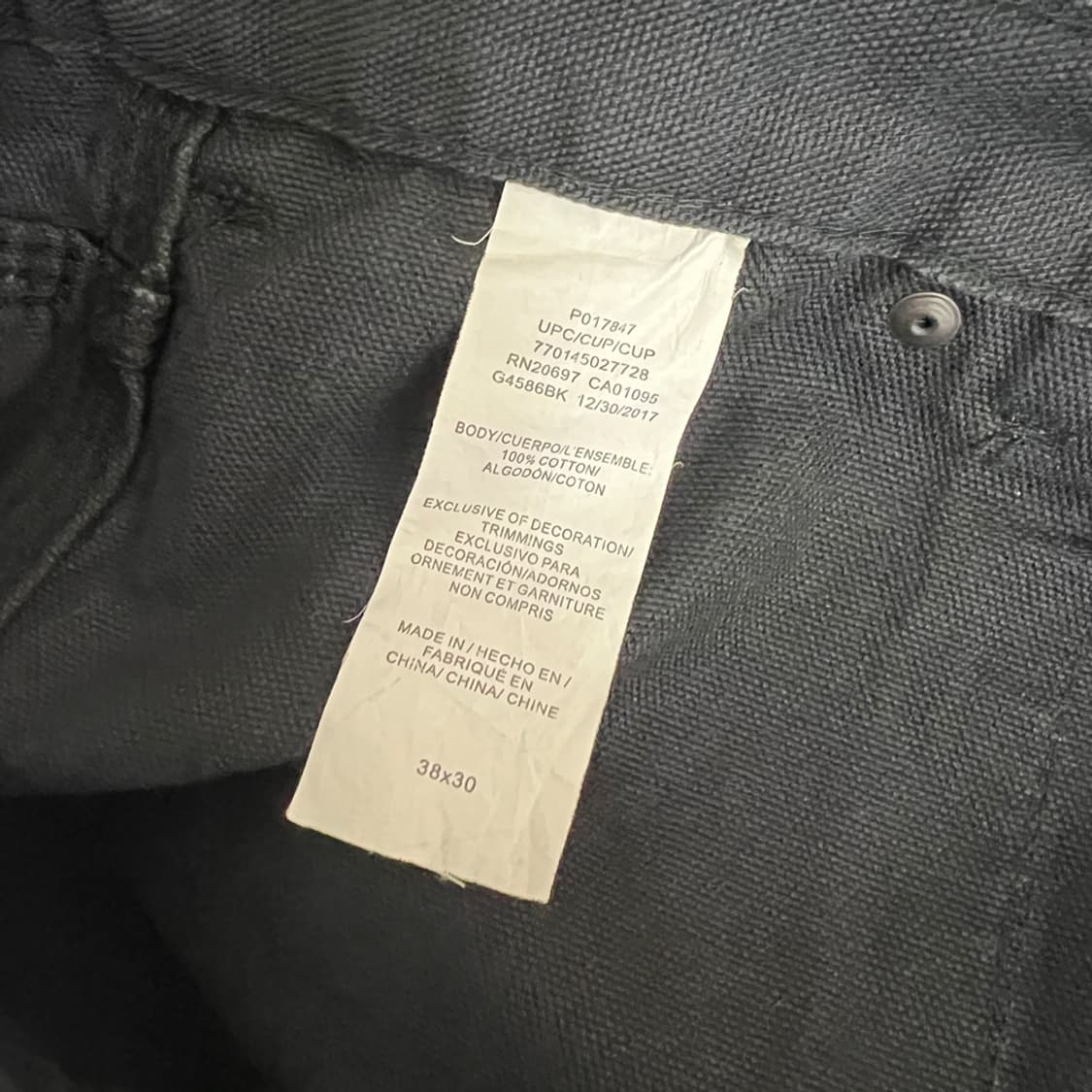 디키즈 더블니 카펜터 워크 팬츠 38 상품이미지4