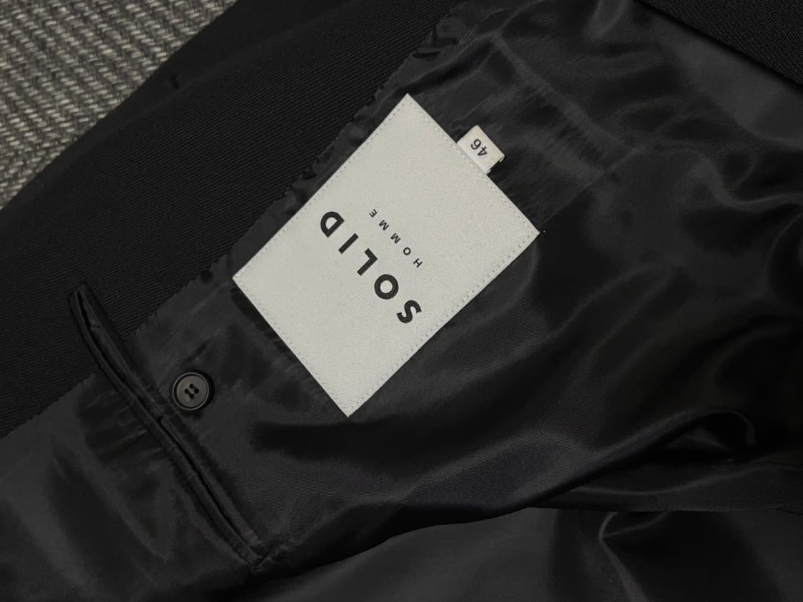 솔리드옴므 블랙 셋업 상품이미지3