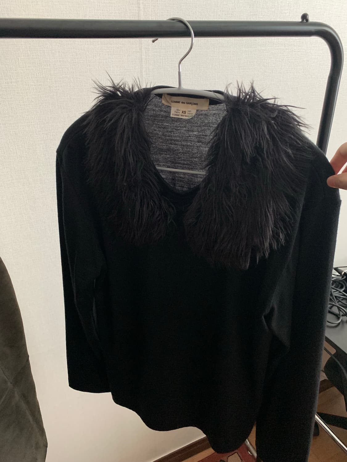 꼼데가르송 퍼 니트 상품이미지1