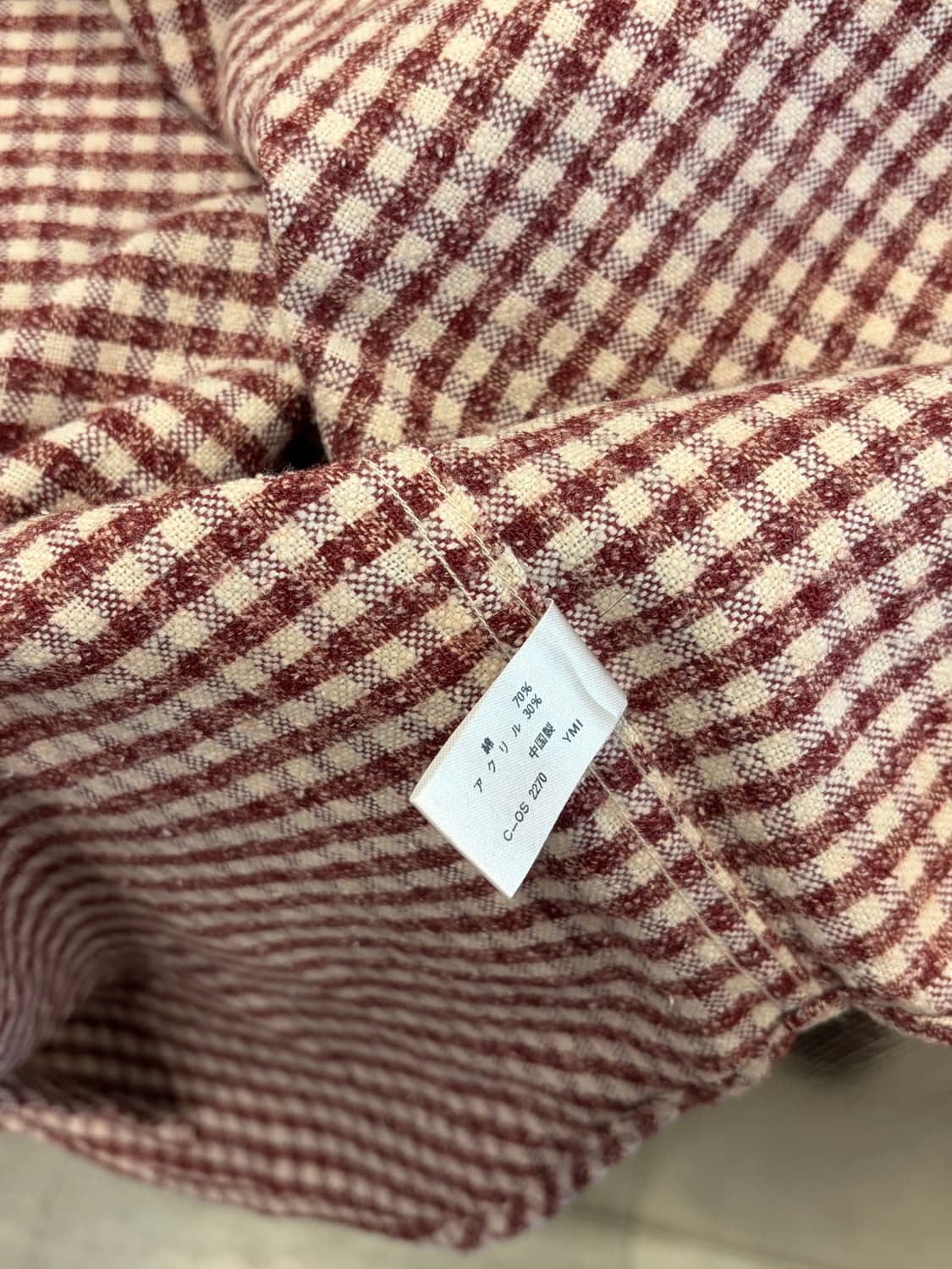 Kearney-House 빈티지 트위드 체크 셔츠 상품이미지10