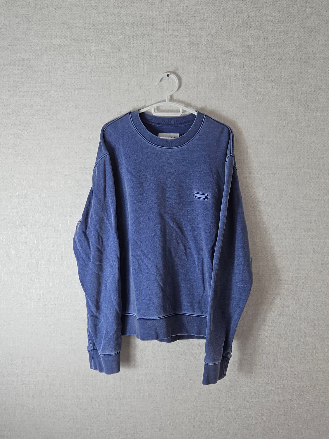 솔리드옴므 신형 가먼트다잉 워싱 맨투맨 티셔츠 테리 48 (100) 상품이미지1