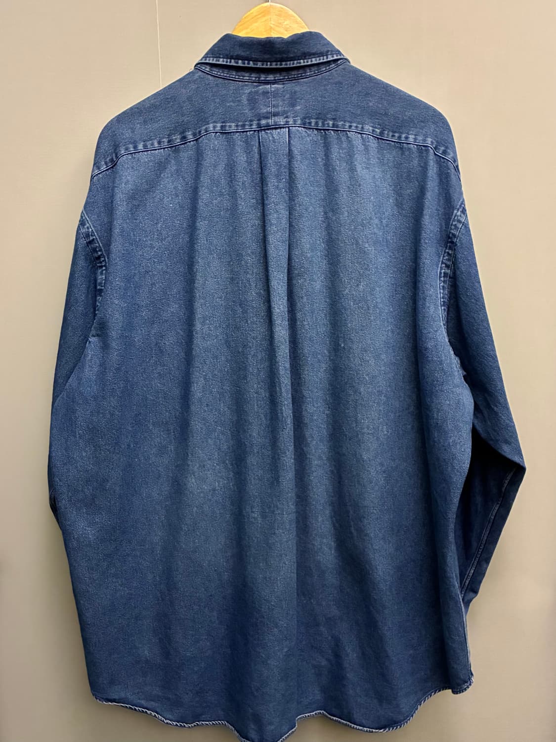 (XXL)90s 폴로랄프로렌 Blaire 블레어핏 버튼다운 데님셔츠 상품이미지8