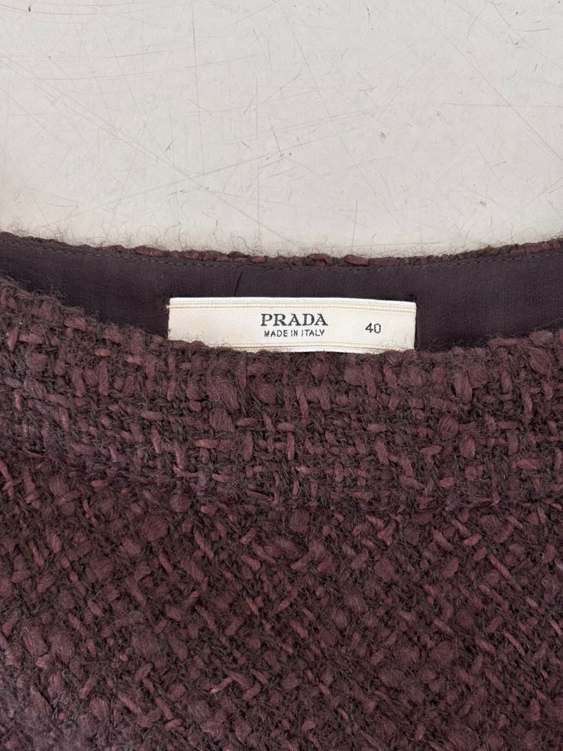 Vintage Prada Wool skirt 상품이미지4