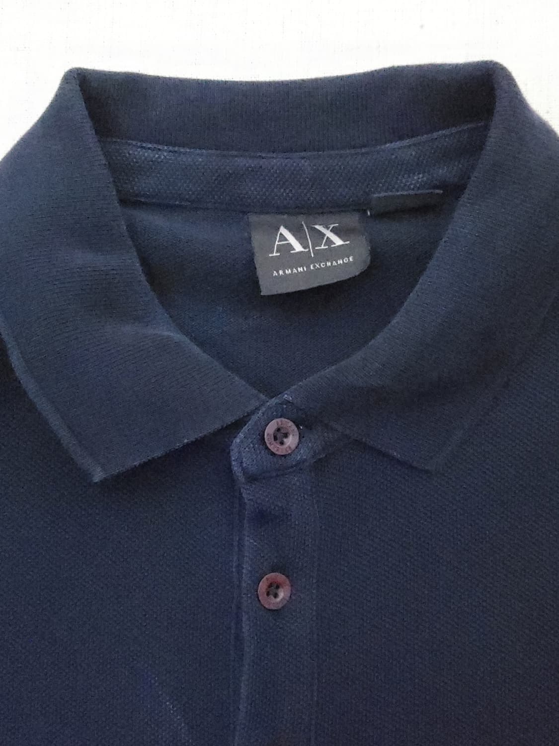 A|X 아르마니 익스체인지 네이비 반팔 폴로티 m 상품이미지3