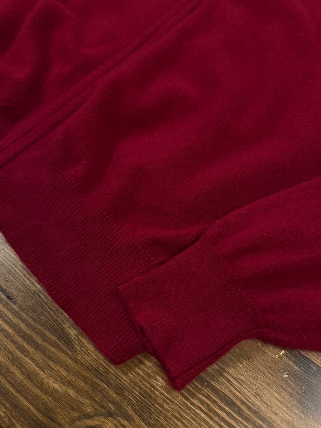 VTG 내몽고산 캐시미어 짚업가디건 남성100 상품이미지9