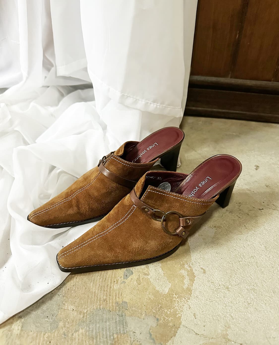 LINEA YOSHINO suede mules 235 상품이미지5