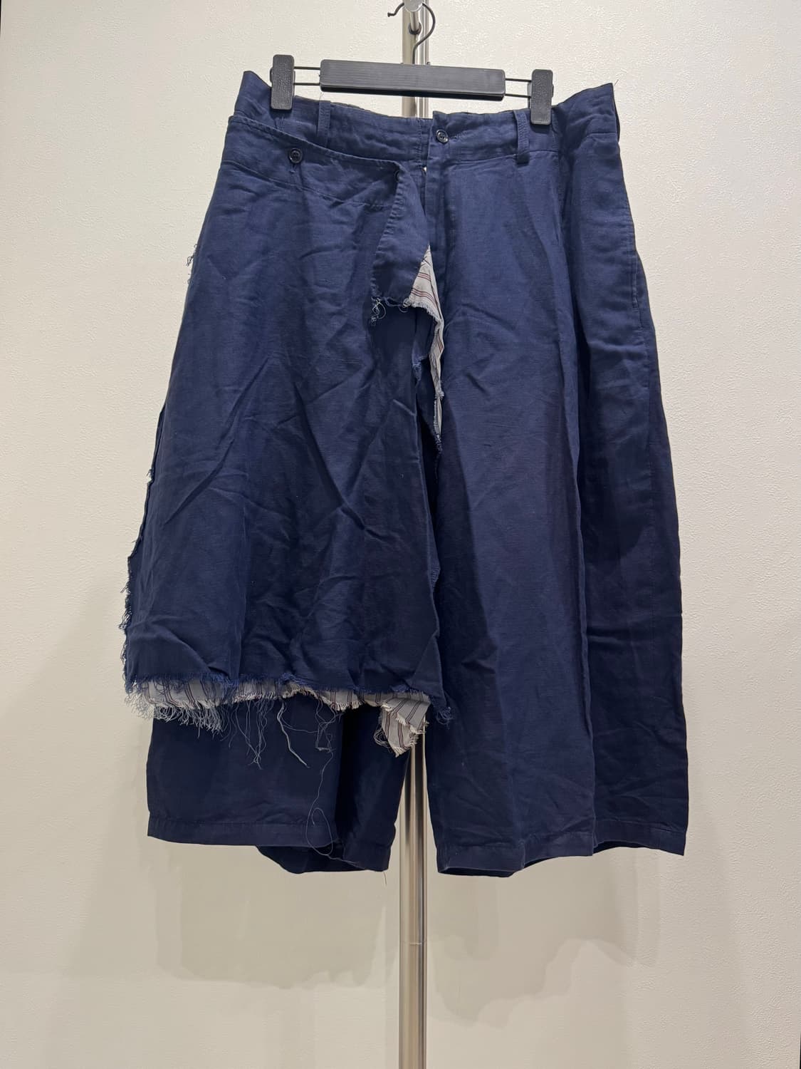 요지야마모토 21SS 랩 레이어드 하카마 팬츠 상품이미지1