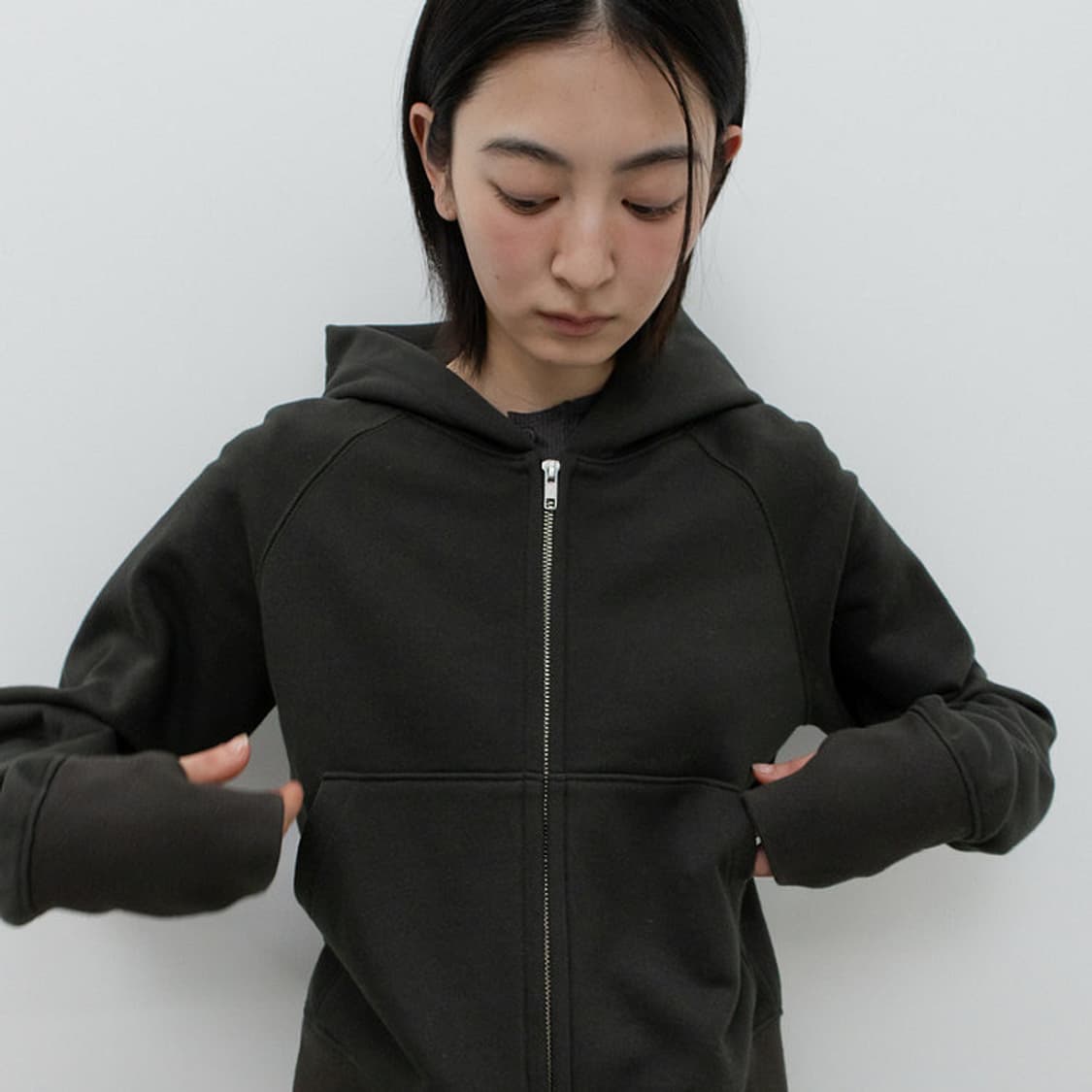 gbh 후드집업 카키 그레이 구해요 상품이미지1