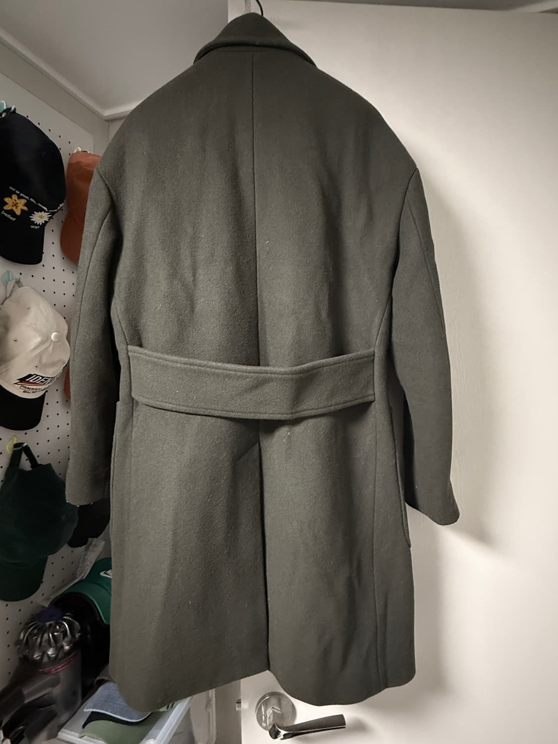 벨리에 울코트 카키 하프코트L 상품이미지4