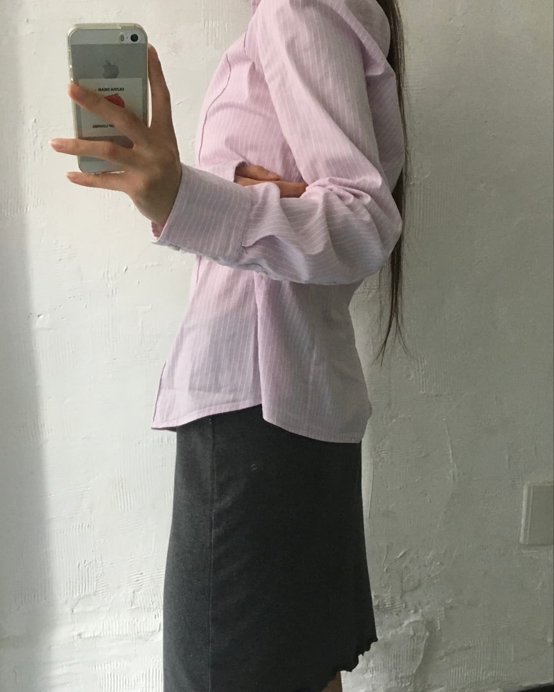 Vivienne Westwood 비비안웨스트우드 핑크 스트라이프 셔츠 상품이미지2
