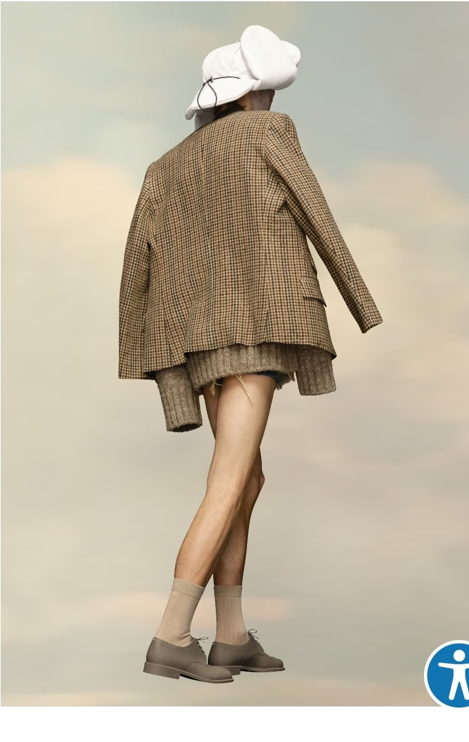 메종마르지엘라 체크블레이저 상품이미지2