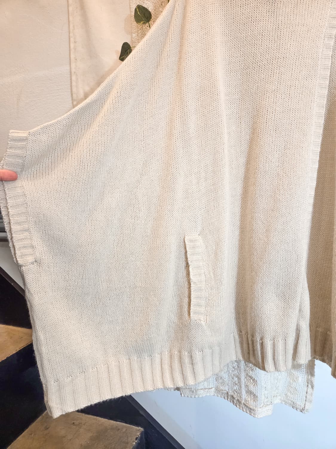 퓨어 모리 후드 케이프 가디건 상품이미지3