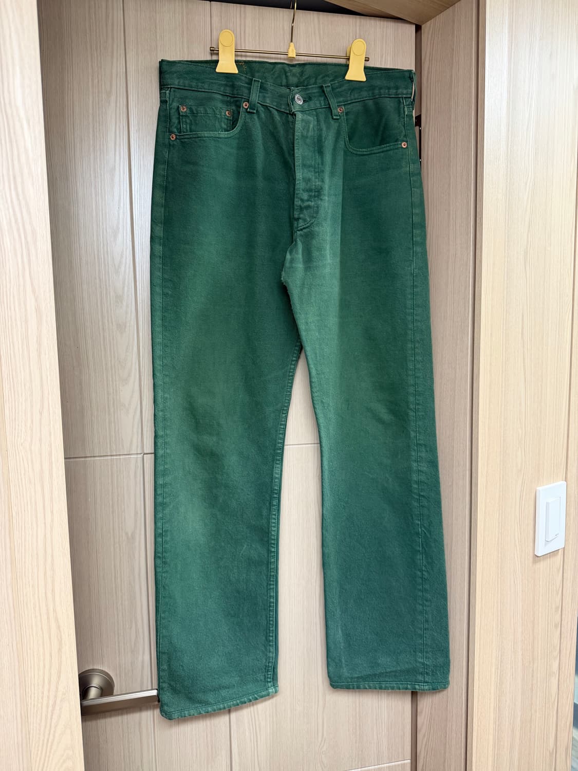 리바이스 501 빈티지 그린 데님 상품이미지1