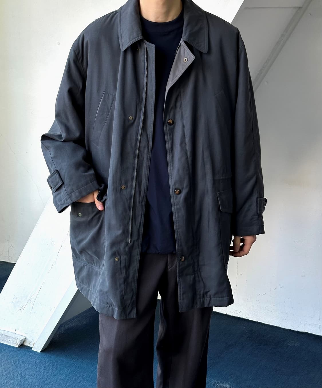 Soft fabric 2way linner mil coat 상품이미지9