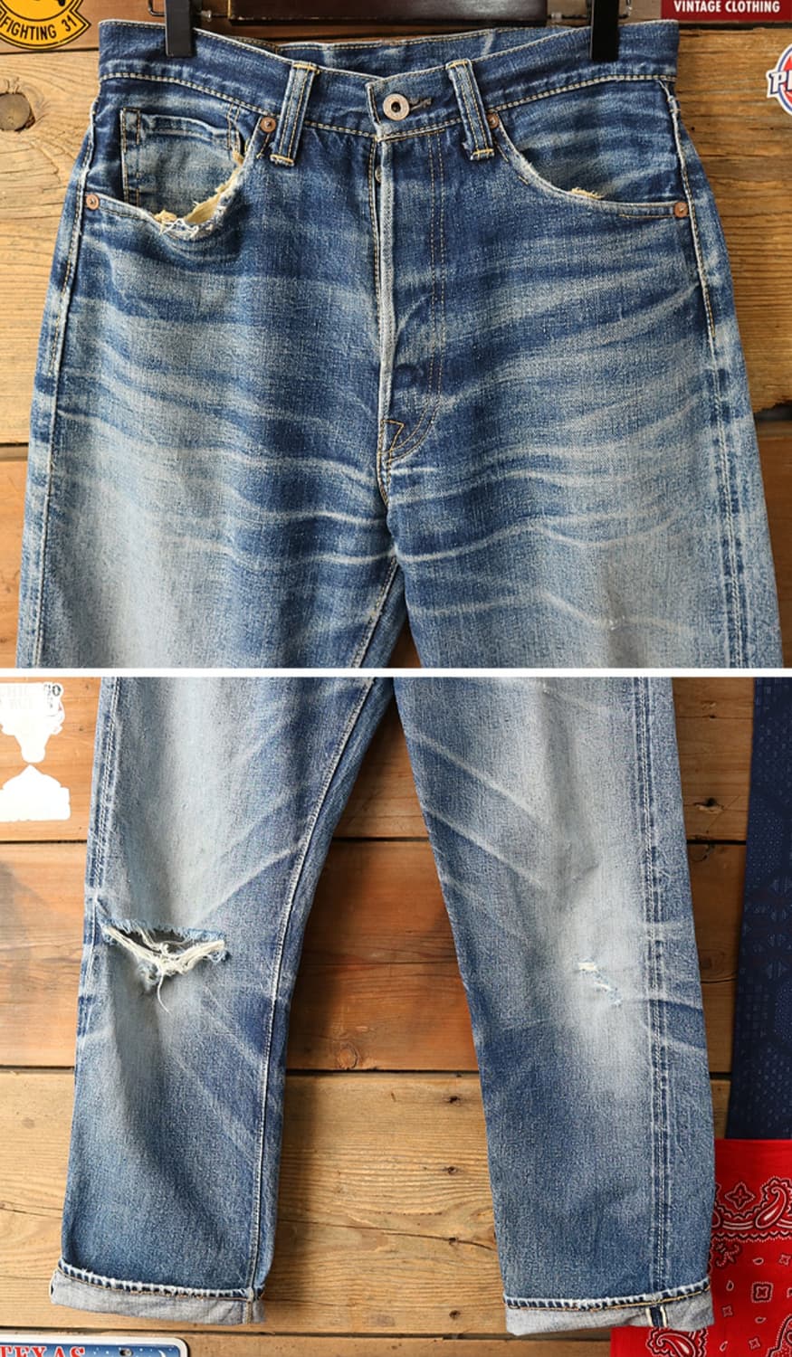 일본판 90s WAREHOUSE 웨어하우스 빈티지 셀비지 데님  29 상품이미지3