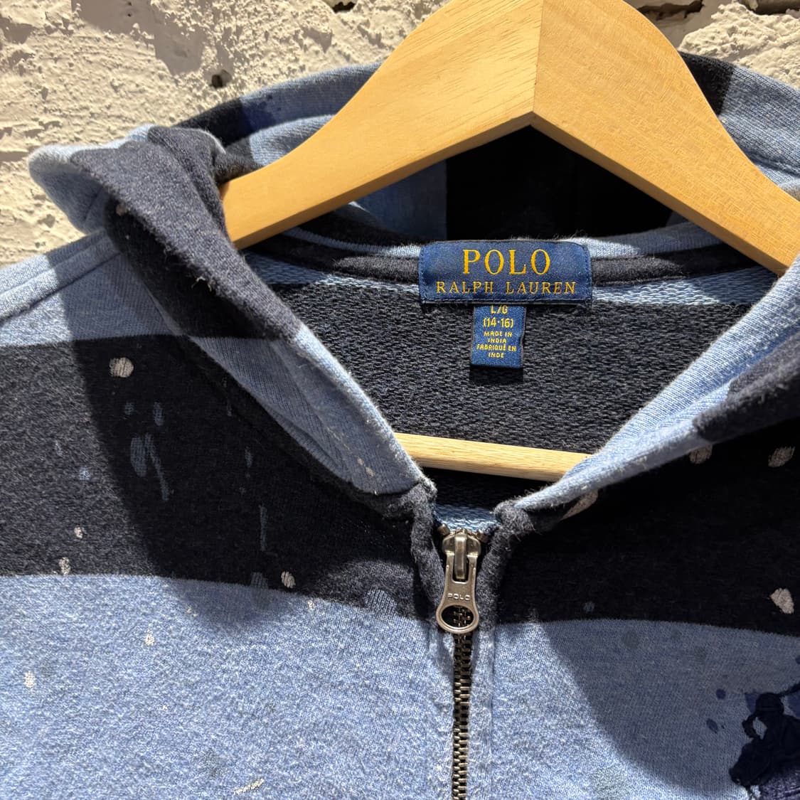 폴로 빅포니 스프라이트 페인팅 후드집업 상품이미지4