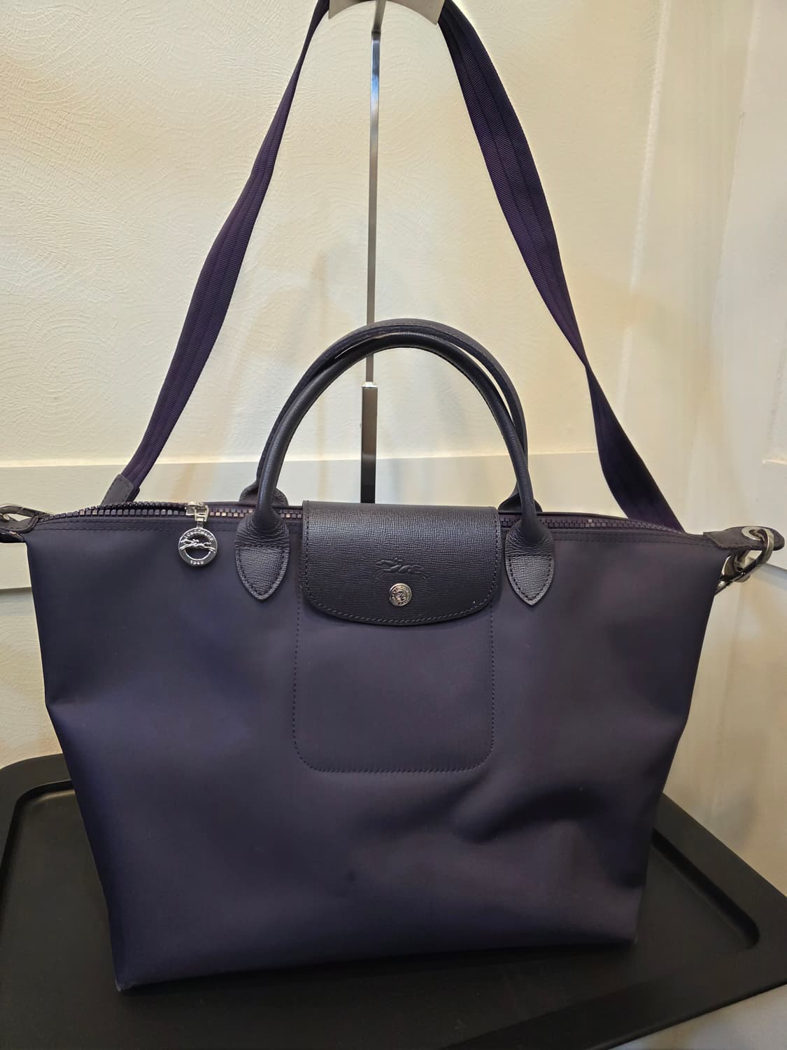 롱샴 플리아쥬 네오 탑핸들 퍼플 상품이미지1