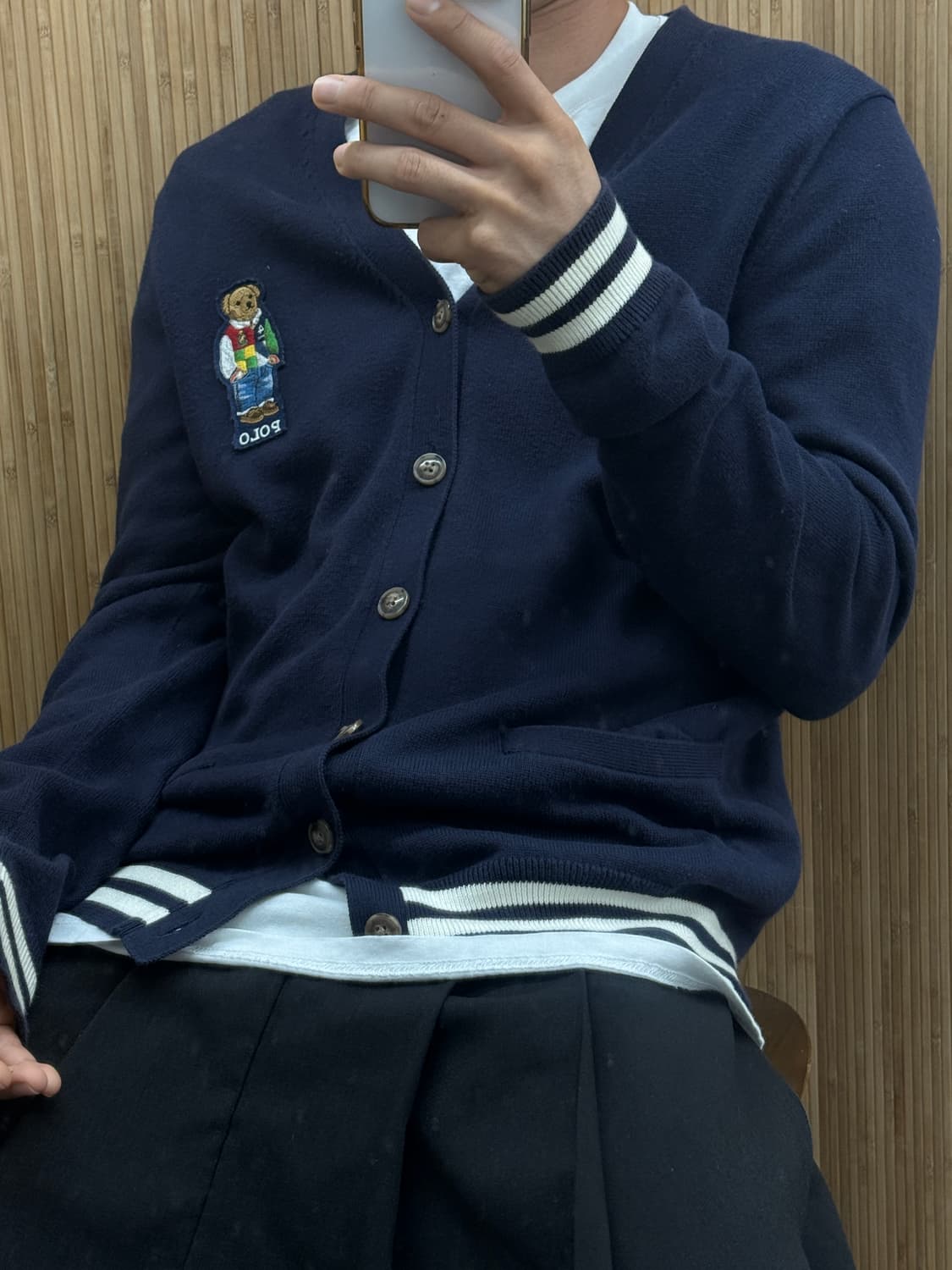 빈티지 폴로 곰돌이 가디건  상품이미지2