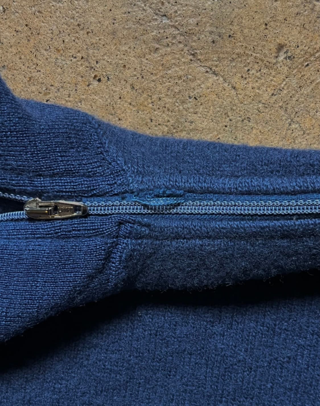 80s 스톤아일랜드 사이드 지퍼 롤 넥 니트 그린엣지 아카이브 상품이미지6