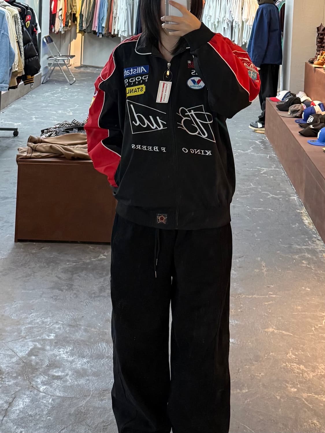 빈티지 버드와이저 빅로고 레이싱 재킷 H1319 상품이미지1