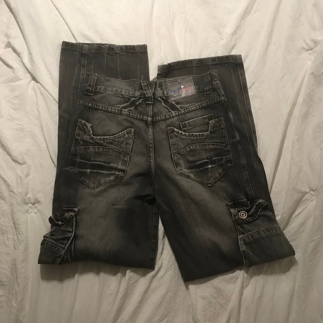 빈티지 카고 흑청 데님 상품이미지2