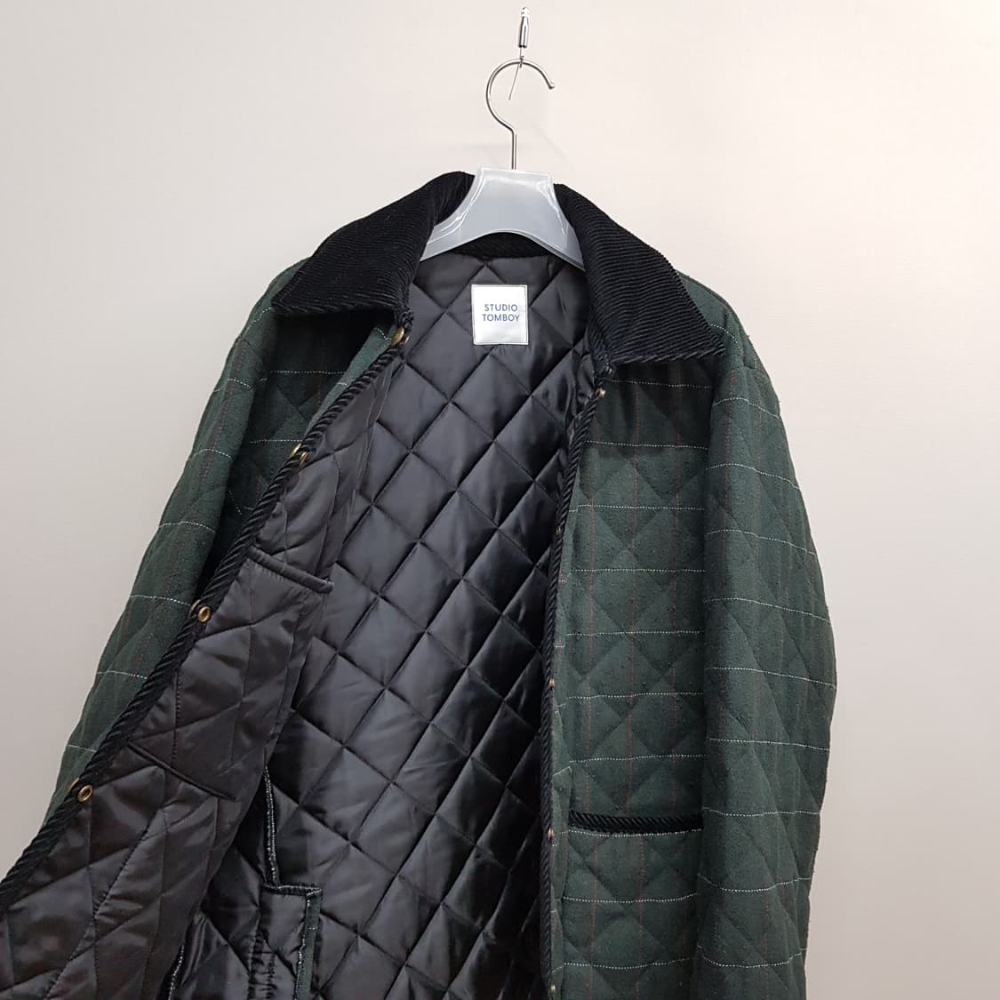 스튜디오 톰보이 2021 체크 퀼팅 자켓  F사이즈 상품이미지6