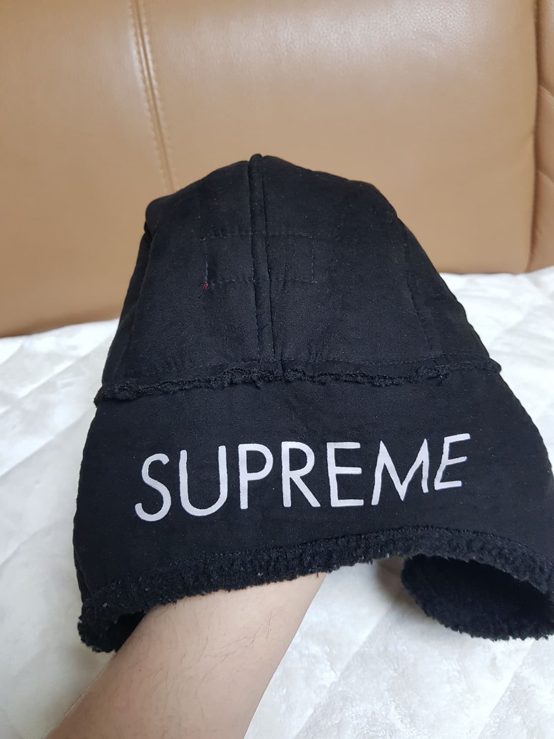 슈프림 트루퍼 햇 모자 블랙 15FW 상품이미지4