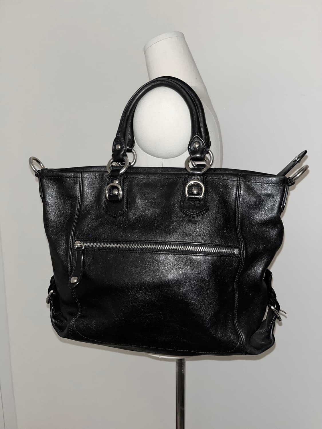 📦 Old Coach all black Shoulder Bag 상품이미지5