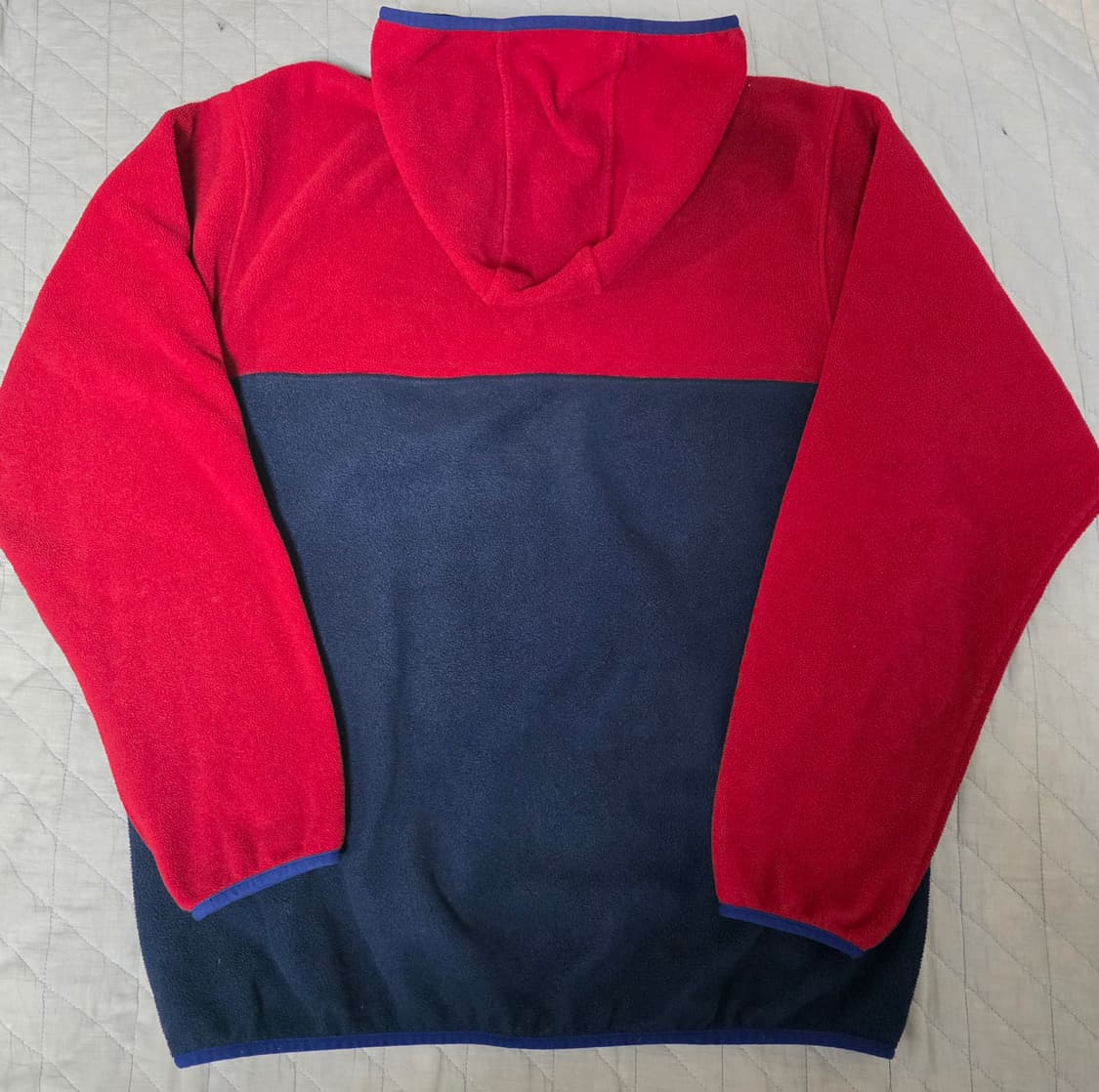 [L] 빈티지 파타고니아 신칠라 스냅 후드 풀오버 레드/네이비 매티보이 상품이미지5