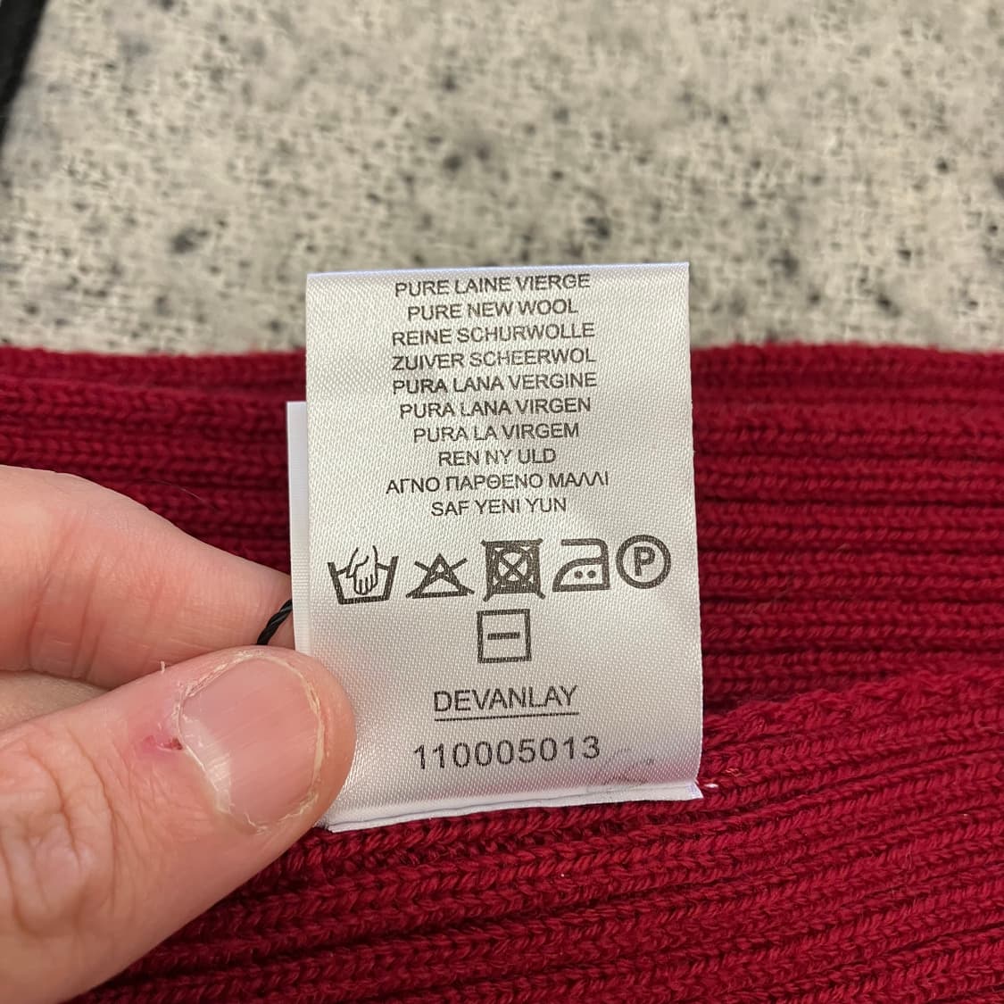 N56 라코스테 니트 머플러 목도리 상품이미지5