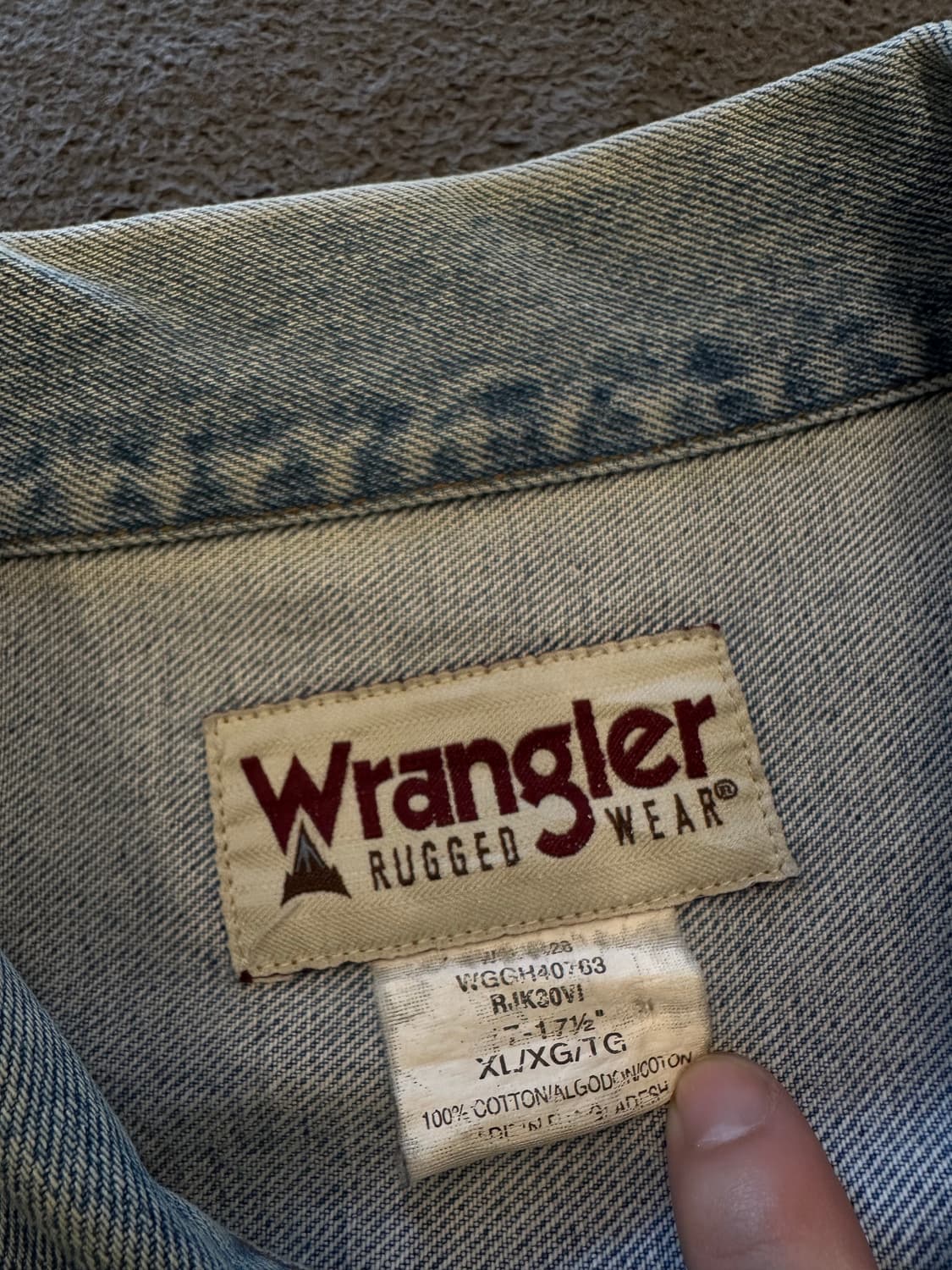 랭글러 빈티지 트러커자켓 처분  상품이미지2