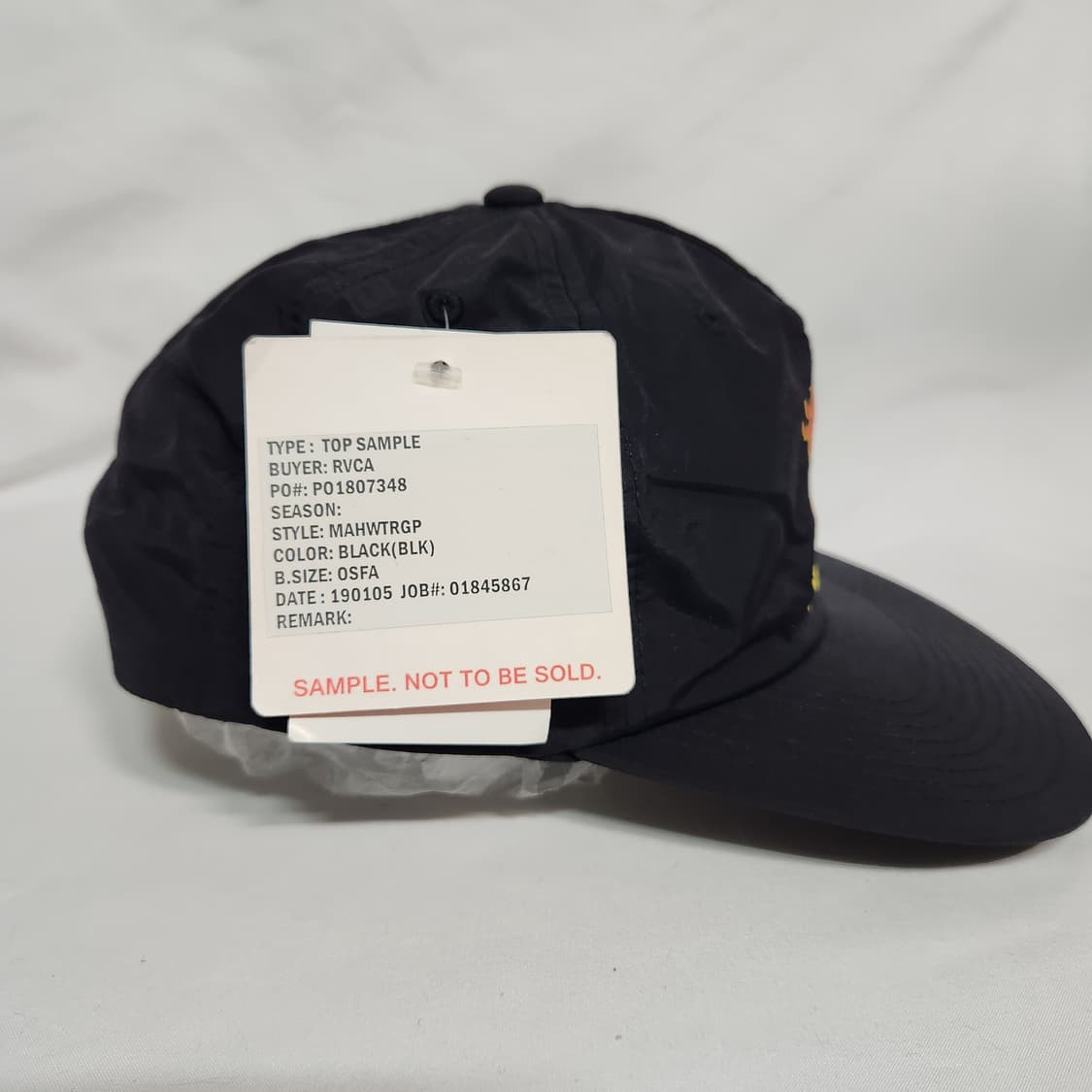 J173 [F] 새제품 RVCA 샘플 모자
 상품이미지4