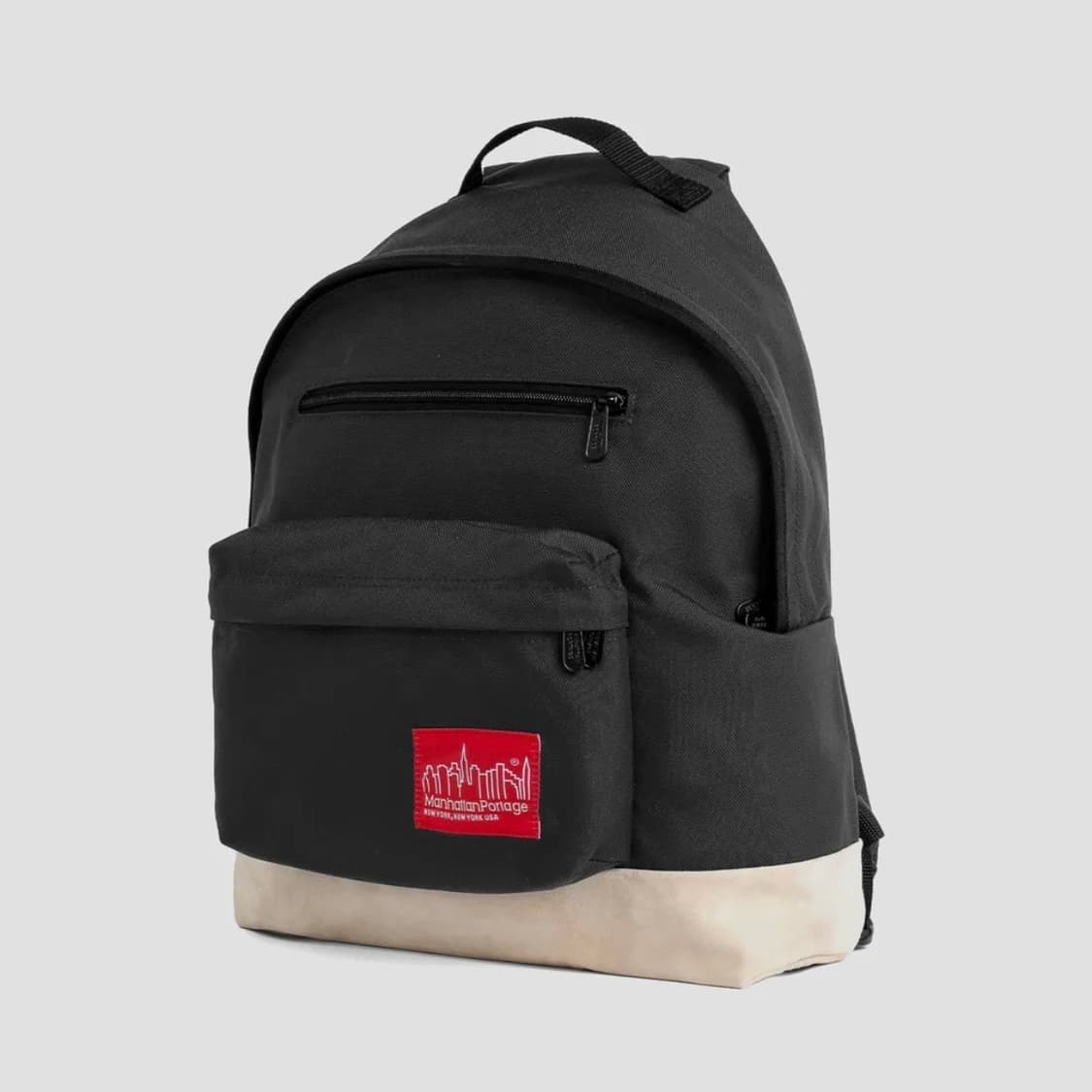 맨하탄 포티지 1211 빅애플 백팩 L BLACK 스웨이드 [새상품] 상품이미지3