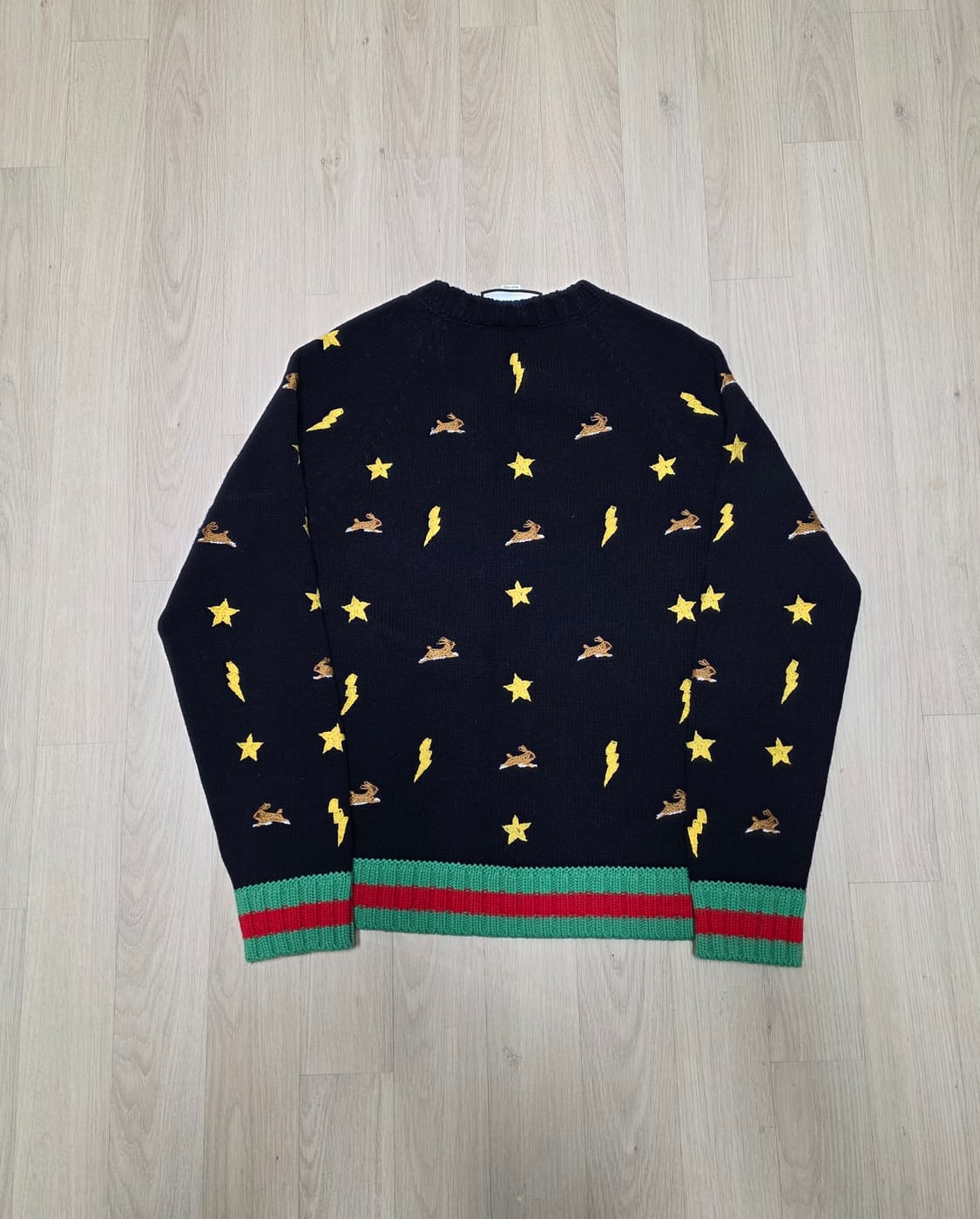 [m,새상품급]구찌 버드앤비 자수 니트 상품이미지2