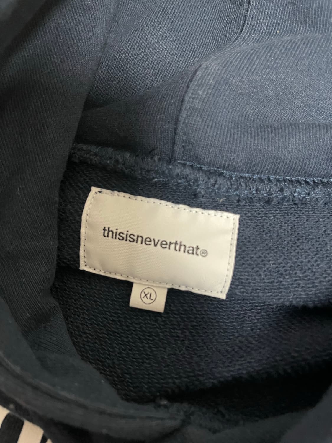 디네댓 네이비 후드티 상품이미지4