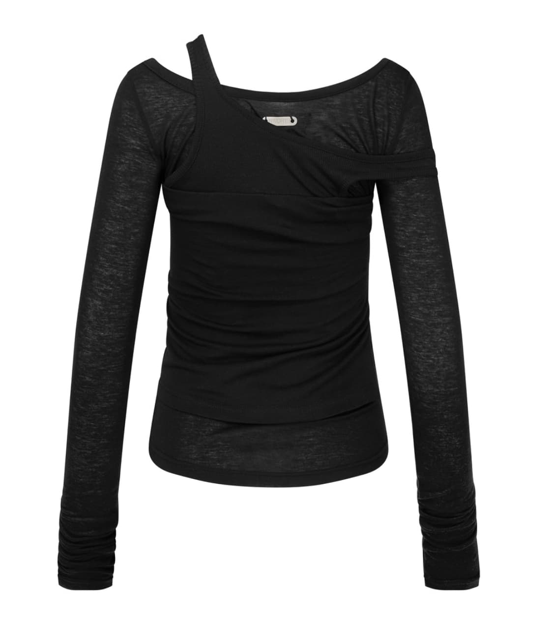 나체 슬리브 (MIXED LAYERED LONG SLEEVE BLACK) 상품이미지3