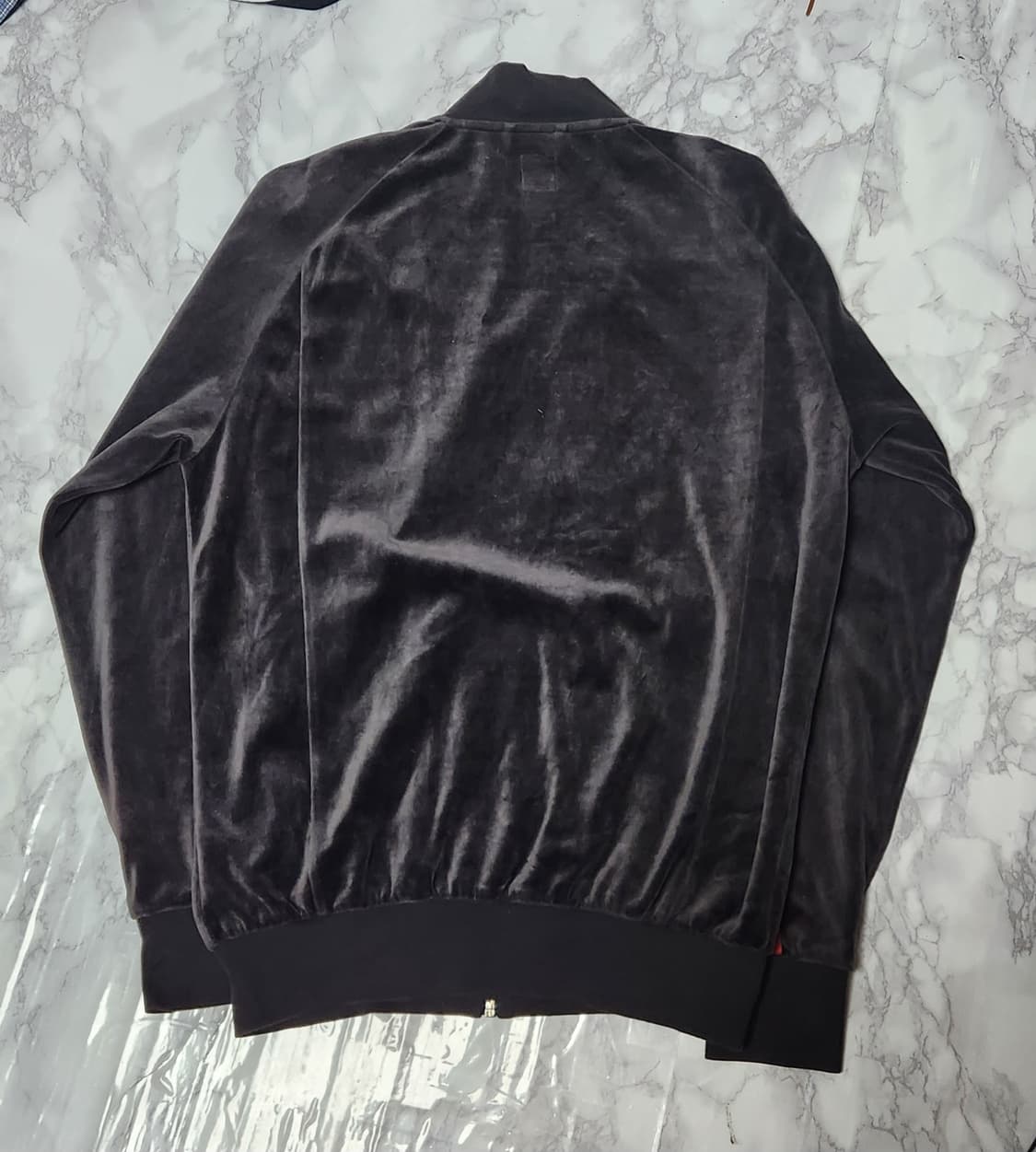 아디다스 벨벳 브라운 트레이닝 져지 자켓 상품이미지4