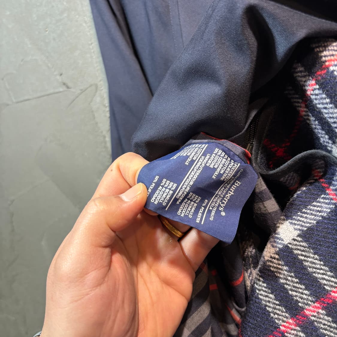 [6] BURBERRY 버버리 네이비 싱글 트렌치 코트 상품이미지7