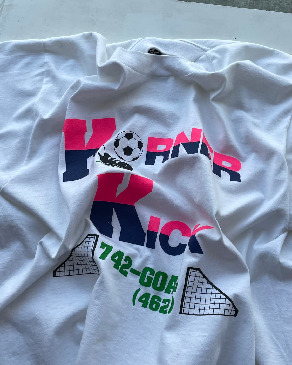 90‘s USA “Korner Kick” Promo T-shirt L 상품이미지8