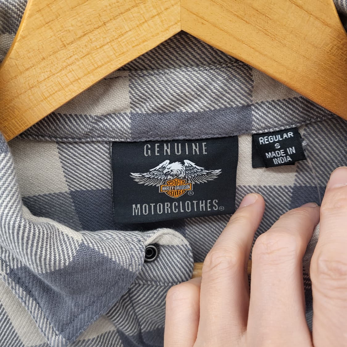 할리데이슨 체크남방 상품이미지6