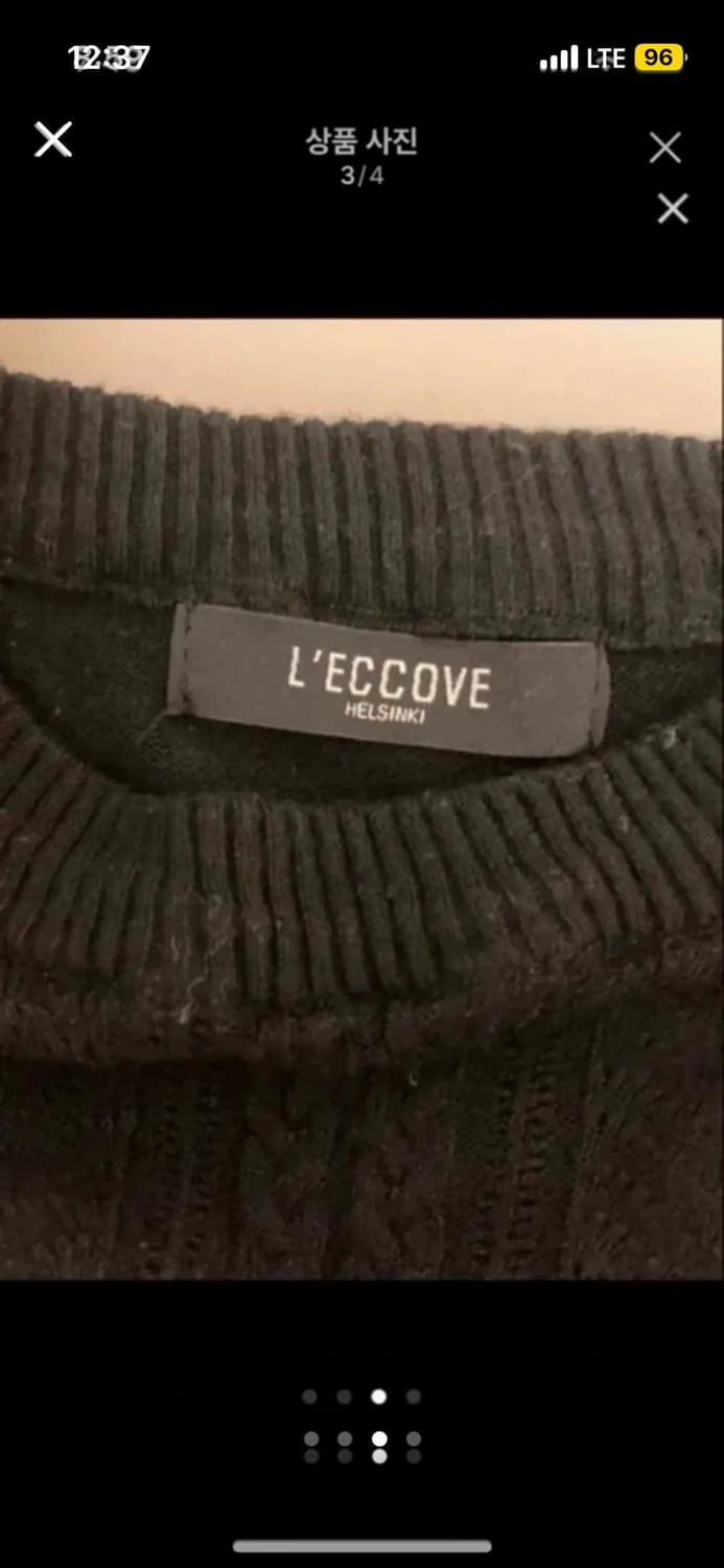 L'ECCOVE 프릴 니트 상품이미지3