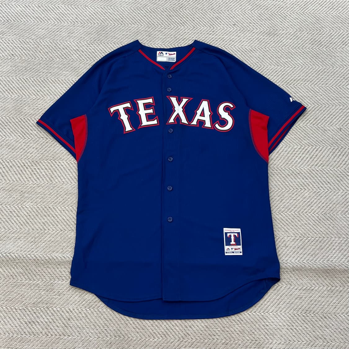 마제스틱 텍사스 로고 하프져지 r3277 상품이미지1