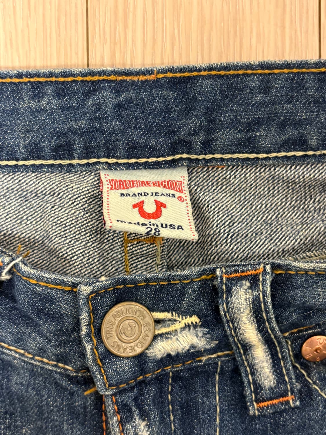 트루릴리젼 데미지 팬츠 상품이미지4