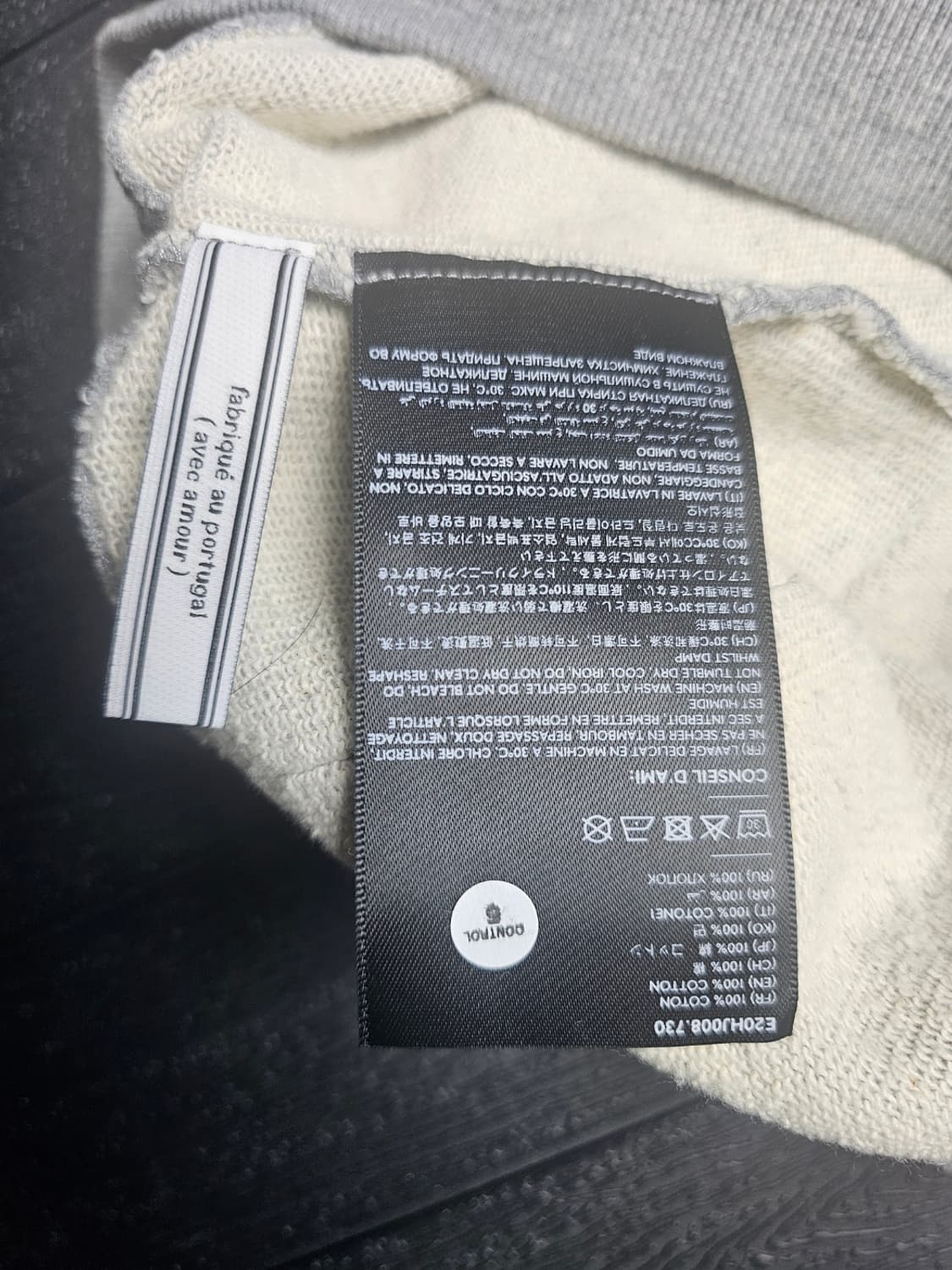 아미 AMI PARIS 후드티 M~L (100) 새상품/택O/정품 상품이미지4