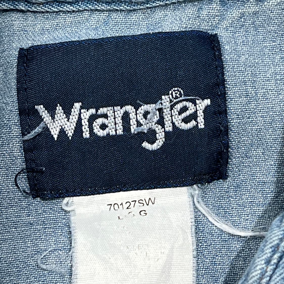 랭글러 워크 데님셔츠 s08974 상품이미지6